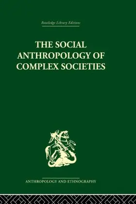 Banton |  Social Anthropology of Complex Societies | Buch |  Sack Fachmedien