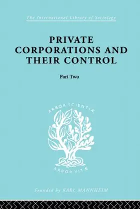 Levy | Private Corporations and their Control | Buch | 978-0-415-86850-1 | www.sack.de