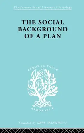 Glass |  The Social Background of a Plan | Buch |  Sack Fachmedien