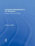 DuBrin |  Impression Management in the Workplace | Buch |  Sack Fachmedien