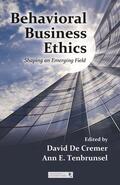 De Cremer / Tenbrunsel |  Behavioral Business Ethics | Buch |  Sack Fachmedien