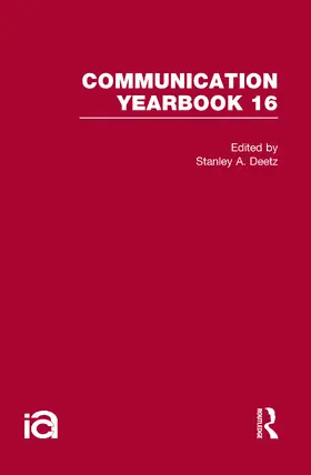 Deetz |  Communication Yearbook 16 | Buch |  Sack Fachmedien