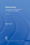 Audi |  Epistemology | Buch |  Sack Fachmedien