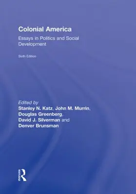 Katz / Murrin / Greenberg |  Colonial America | Buch |  Sack Fachmedien