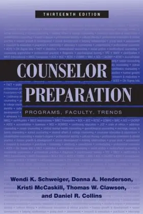 Schweiger / Henderson / McCaskill |  Counselor Preparation | Buch |  Sack Fachmedien