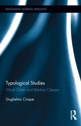 Cinque |  Typological Studies | Buch |  Sack Fachmedien