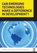 Parker / Appelbaum |  Can Emerging Technologies Make a Difference in Development? | Buch |  Sack Fachmedien