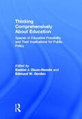 Dixon-Román / Gordon |  Thinking Comprehensively About Education | Buch |  Sack Fachmedien