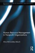 McCandless Baluch |  Human Resource Management in Nonprofit Organizations | Buch |  Sack Fachmedien