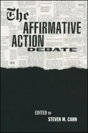 Cahn |  The Affirmative Action Debate | Buch |  Sack Fachmedien