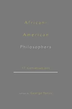 Yancy |  African-American Philosophers | Buch |  Sack Fachmedien