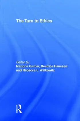 Garber / Hanssen / Walkowitz |  The Turn to Ethics | Buch |  Sack Fachmedien