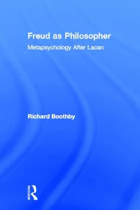 Boothby |  Freud as Philosopher | Buch |  Sack Fachmedien