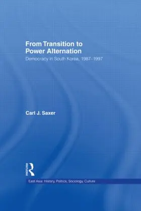 Saxer |  From Transition to Power Alternation | Buch |  Sack Fachmedien