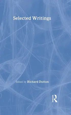 Sidney / Dutton |  Selected Writings | Buch |  Sack Fachmedien