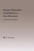 Poe |  Kwame Nkrumah's Contribution to Pan-African Agency | Buch |  Sack Fachmedien