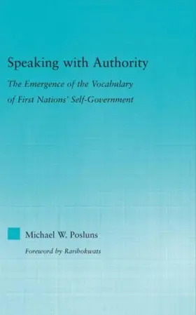Posluns |  Speaking with Authority | Buch |  Sack Fachmedien