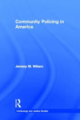 Wilson |  Community Policing in America | Buch |  Sack Fachmedien