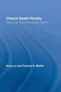 Lu / Miethe |  China's Death Penalty | Buch |  Sack Fachmedien