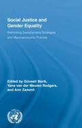 Berik / van der Meulen Rodgers / Zammit |  Social Justice and Gender Equality | Buch |  Sack Fachmedien
