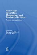 Afifi |  Uncertainty, Information Management, and Disclosure Decisions | Buch |  Sack Fachmedien