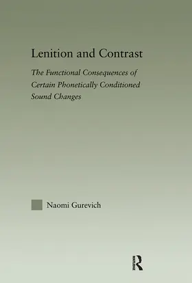 Gurevich |  Lenition and Contrast | Buch |  Sack Fachmedien