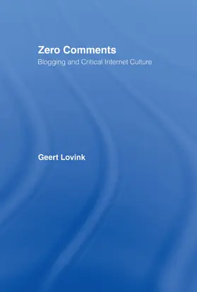 Lovink |  Zero Comments | Buch |  Sack Fachmedien