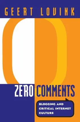 Lovink |  Zero Comments | Buch |  Sack Fachmedien