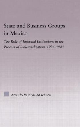 Valdivia-Machuca |  State and Business Groups in Mexico | Buch |  Sack Fachmedien
