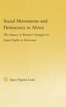 Leslie |  Social Movements and Democracy in Africa | Buch |  Sack Fachmedien