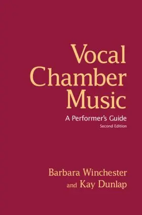 Winchester / Dunlap | Vocal Chamber Music | Buch | 978-0-415-97858-3 | www.sack.de