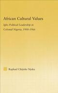 Njoku |  African Cultural Values | Buch |  Sack Fachmedien