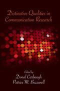 Carbaugh / Buzzanell |  Distinctive Qualities in Communication Research | Buch |  Sack Fachmedien