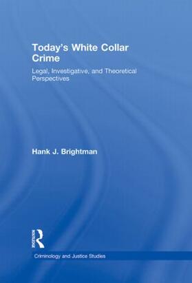 Brightman |  Today's White Collar Crime | Buch |  Sack Fachmedien