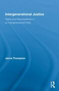 Thompson |  Intergenerational Justice | Buch |  Sack Fachmedien