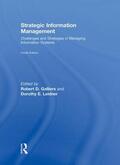 Galliers / Leidner |  Strategic Information Management | Buch |  Sack Fachmedien