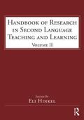 Hinkel |  Handbook of Research in Second Language Teaching and Learning | Buch |  Sack Fachmedien