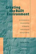 Holes |  Creating the Built Environment | Buch |  Sack Fachmedien