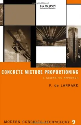 De Larrard |  Concrete Mixture Proportioning | Buch |  Sack Fachmedien
