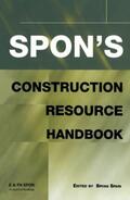 Spain |  Spon's Construction Resource Handbook | Buch |  Sack Fachmedien