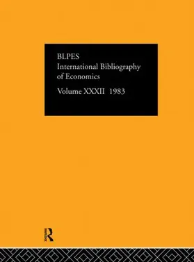 Informa |  IBSS: Economics: 1983 Volume 32 | Buch |  Sack Fachmedien