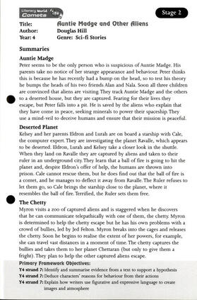 Hill |  Literacy World Comets Stage 2: Auntie Madge and Other Aliens Guided Reading Card Framework | Sonstiges |  Sack Fachmedien