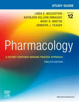 Yeager / Winton / Vuljoin DiMaggio | Study Guide for Pharmacology | Buch | 978-0-443-11524-0 | sack.de
