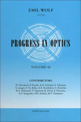 Progress in Optics | Buch | 978-0-444-50908-6 | sack.de