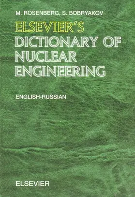 Luisa |  Elsevier's Dictionary of Nuclear Engineering | Buch |  Sack Fachmedien