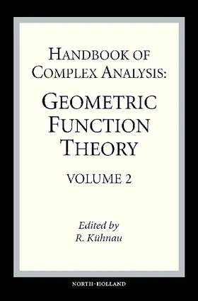 Kuhnau |  Handbook of Complex Analysis | Buch |  Sack Fachmedien