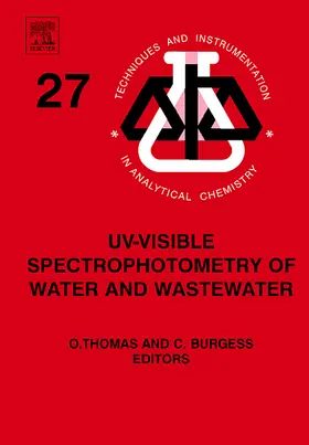 Thomas / Burgess |  UV-Visible Spectrophotometry of Water and Wastewater | Buch |  Sack Fachmedien