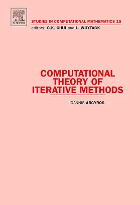 Argyros |  Computational Theory of Iterative Methods | Buch |  Sack Fachmedien