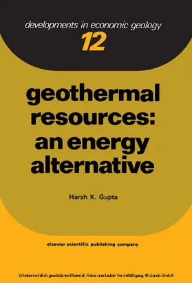 Gupta |  Geothermal Resources: An Energy Alternative | eBook | Sack Fachmedien