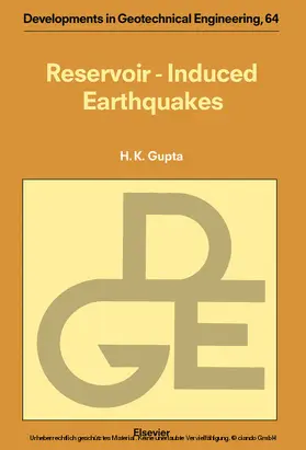 Gupta |  Reservoir Induced Earthquakes | eBook | Sack Fachmedien